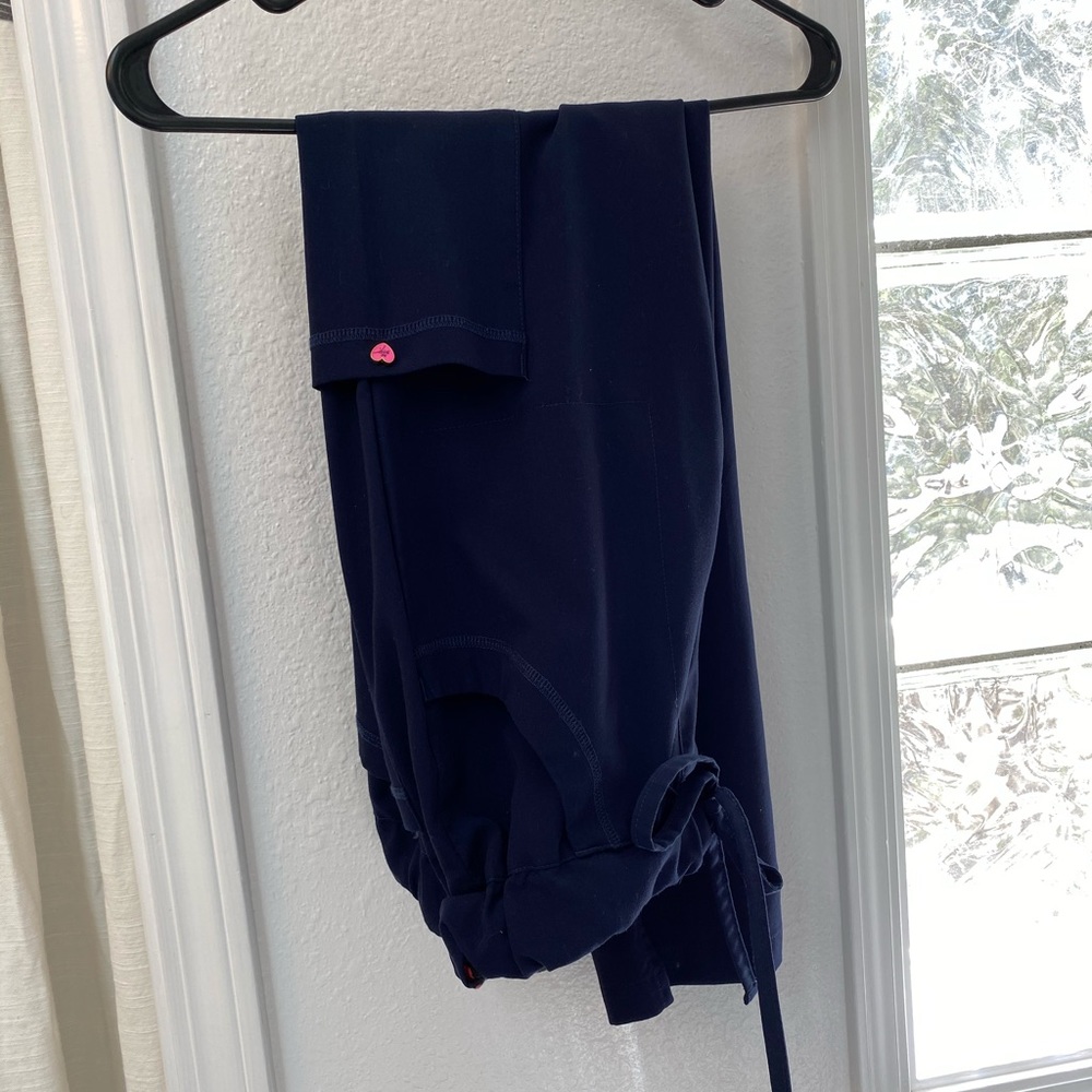Navy blue scrub pants